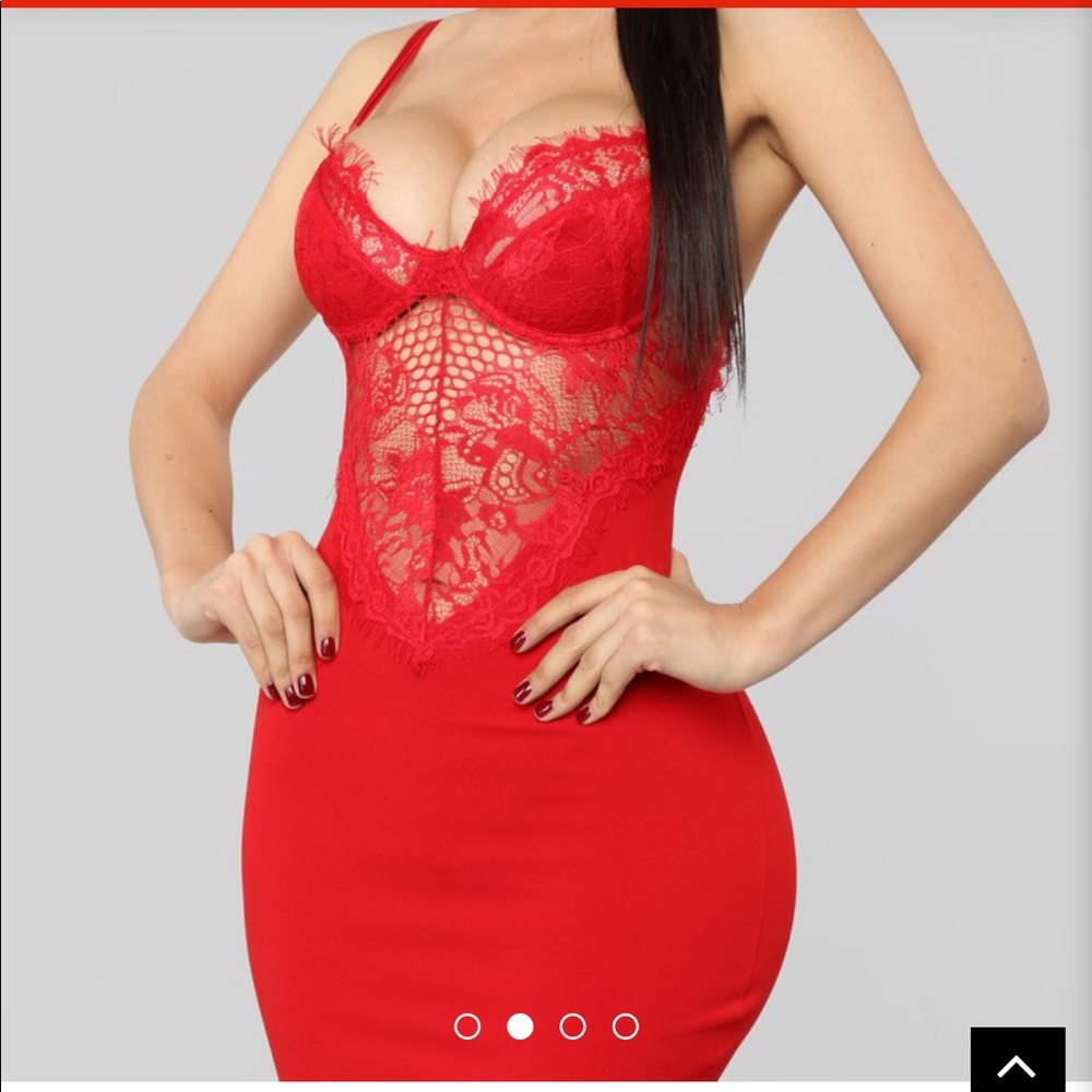 Sexy Red Dress Fashion Nova